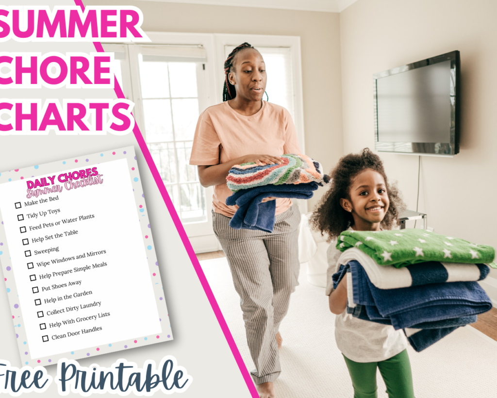 Summer Chore Charts For Kids