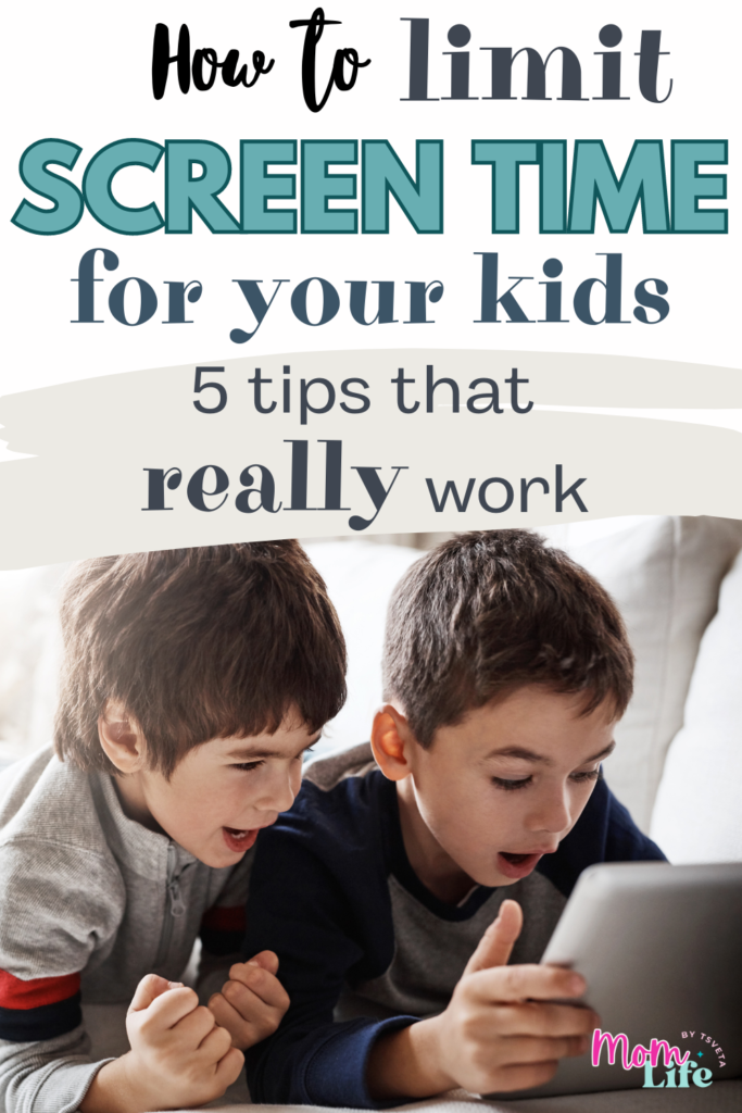 managing screen time for your kids
