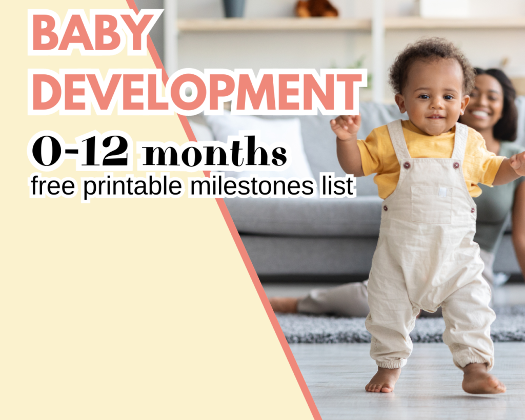 baby activities and milestones for the first year